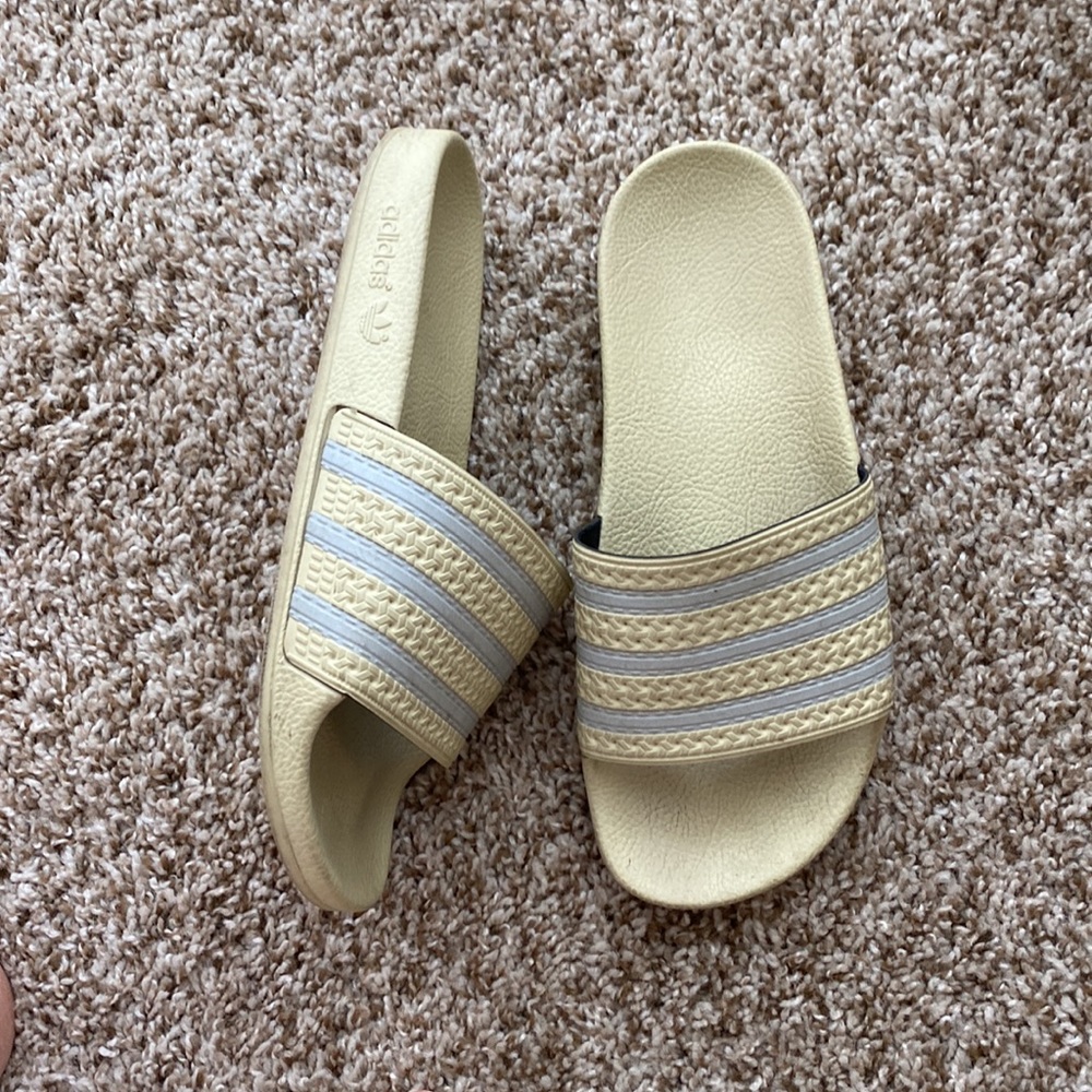 ‘Sand’ Adidas Slides - Picture 2 of 3